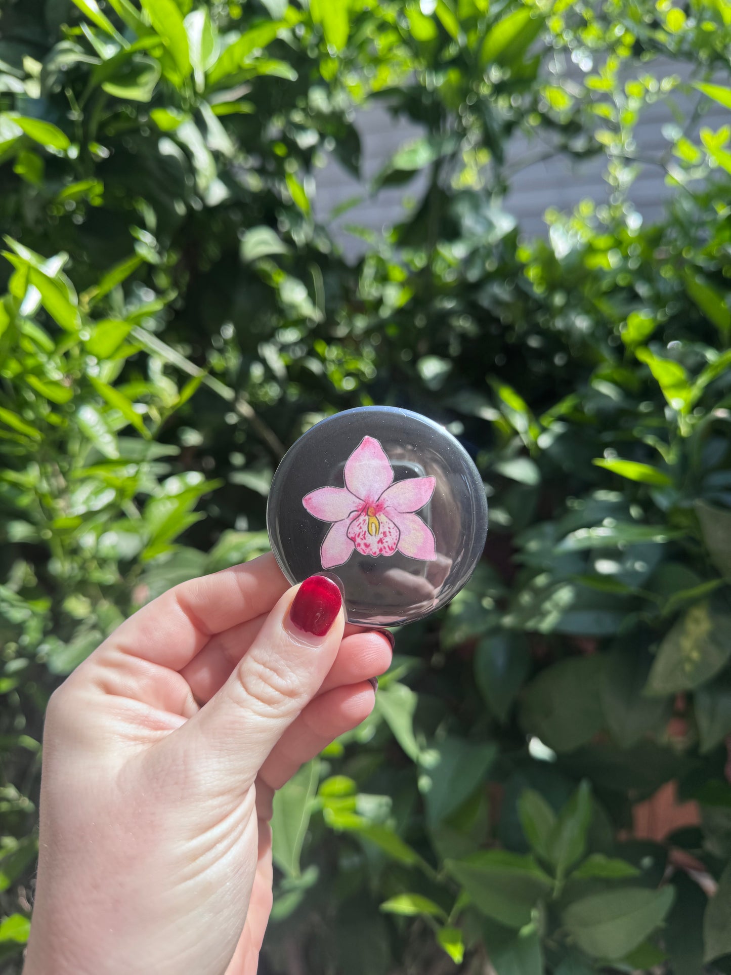 Orchid Button