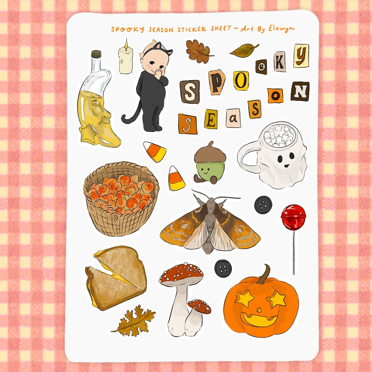 Spooky Season - 5x7 Sticker Sheet