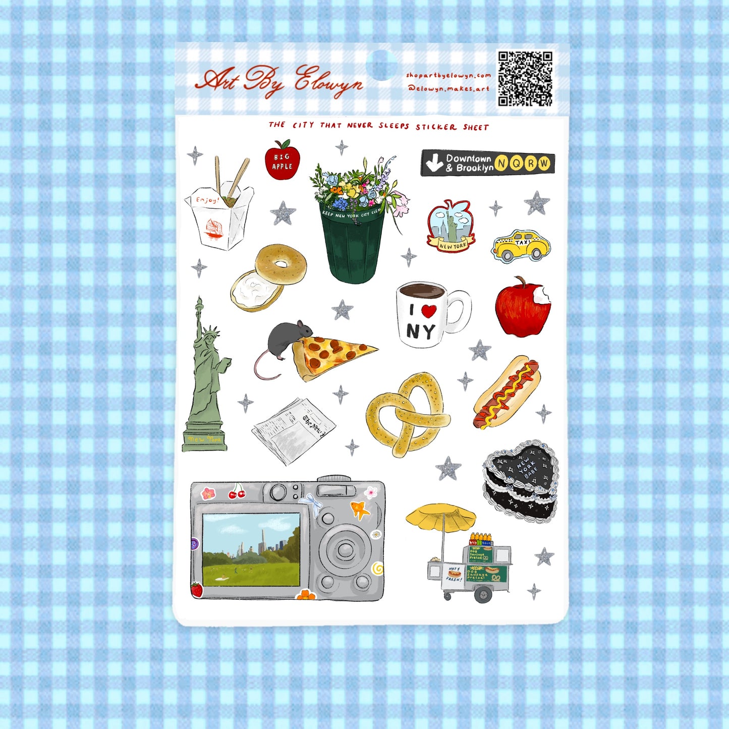 The City That Never Sleeps - New York Sticker Sheet