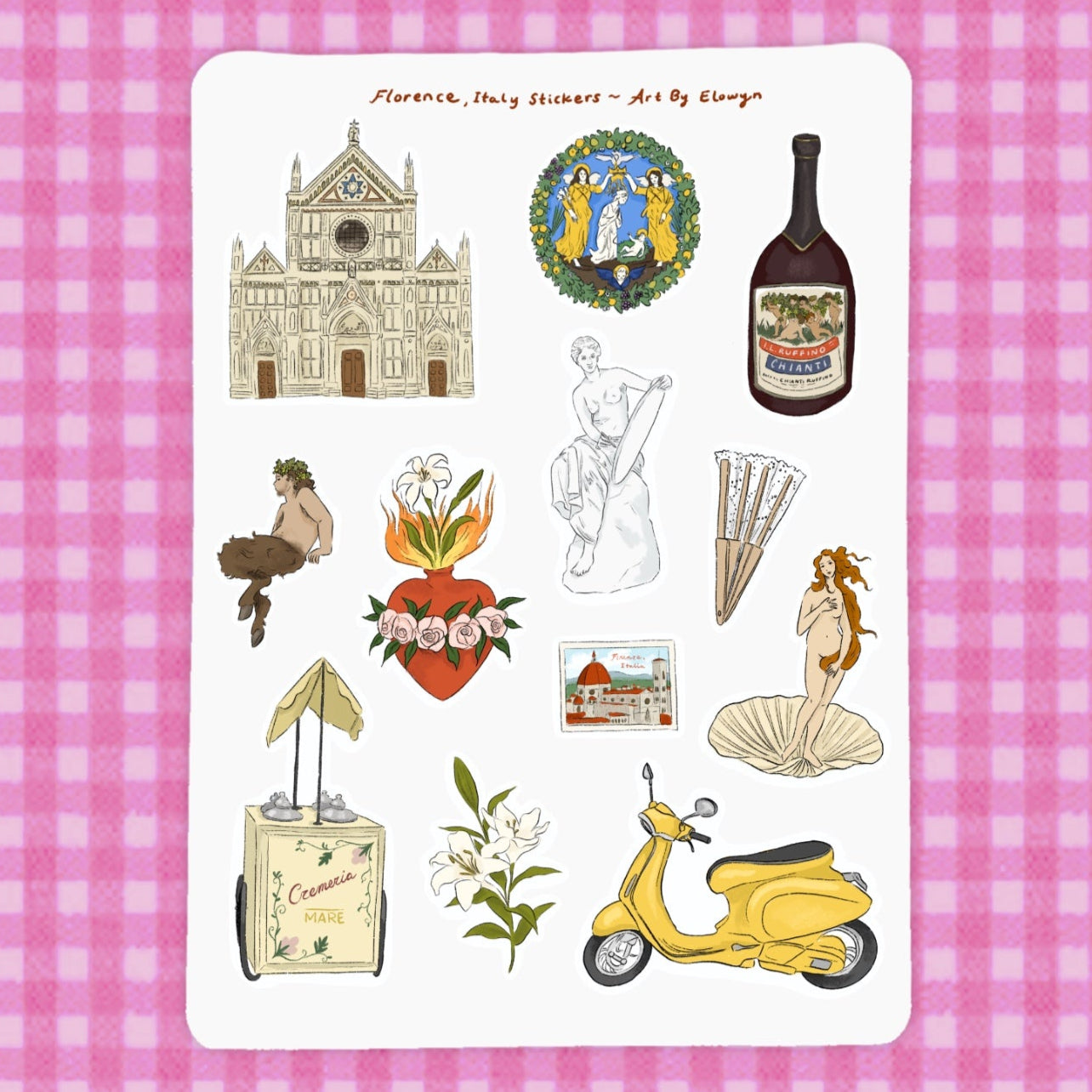 Florence Sticker Sheet