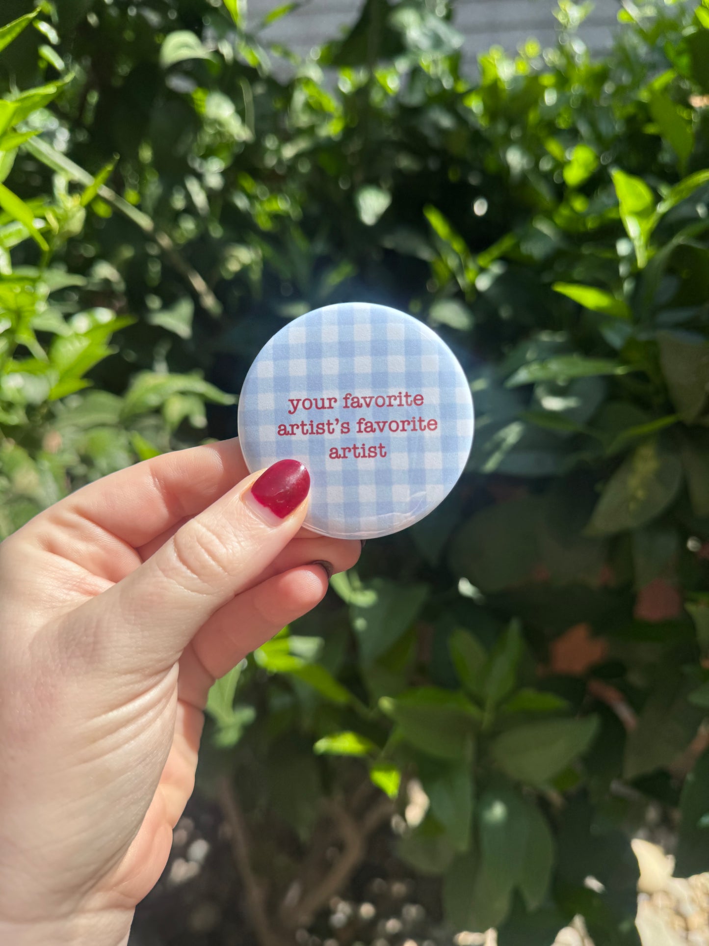 Your Favorite Artist’s Favorite Artist Button