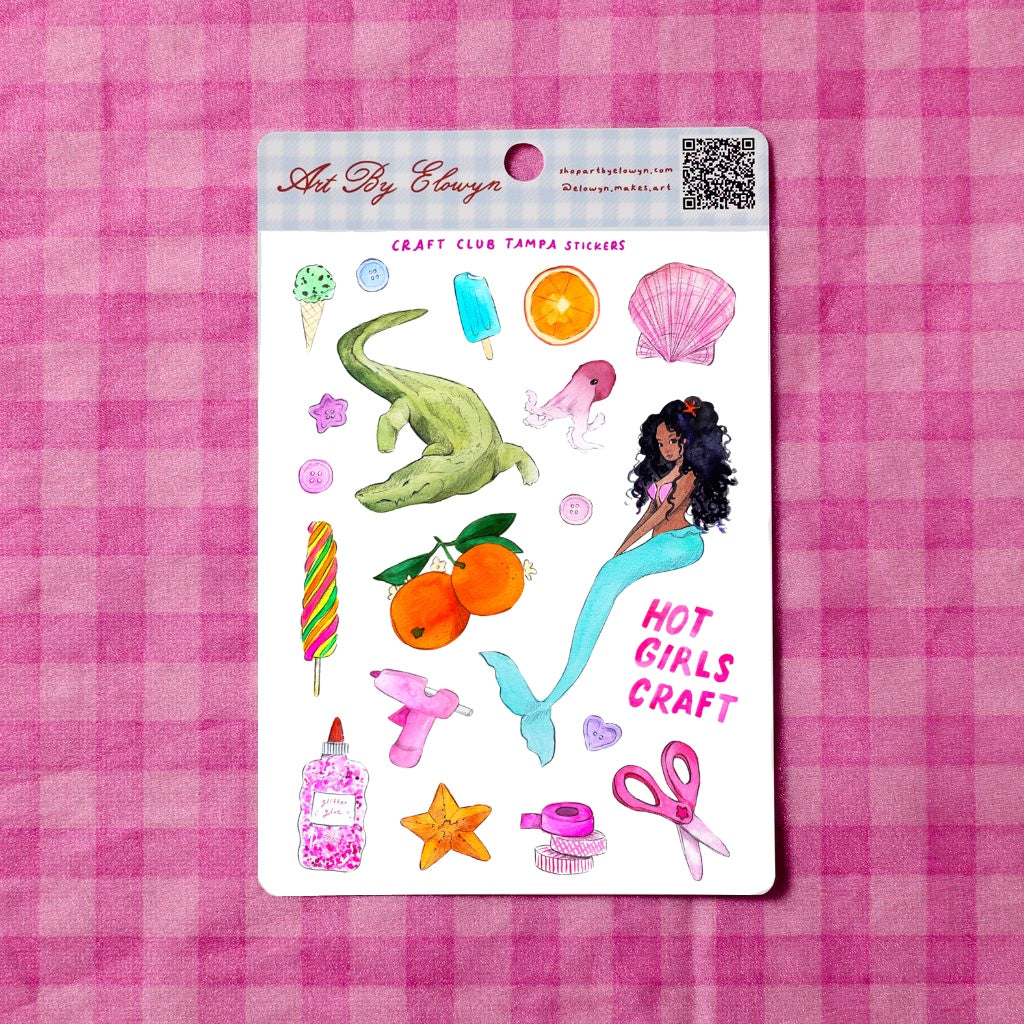 Craft Club Tampa x Art By Elowyn Sheet