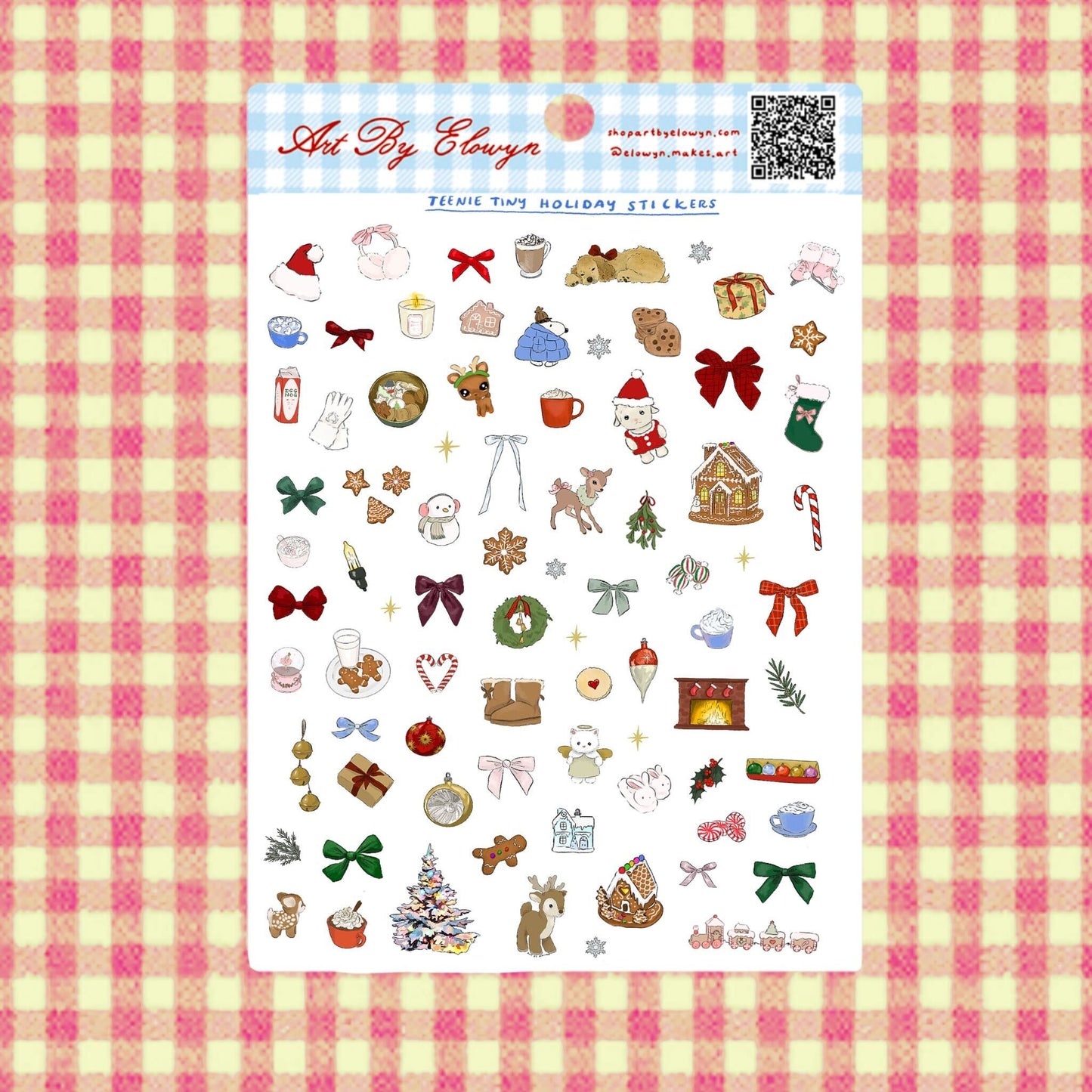 Teenie Tiny Holidays Stickers Sheet
