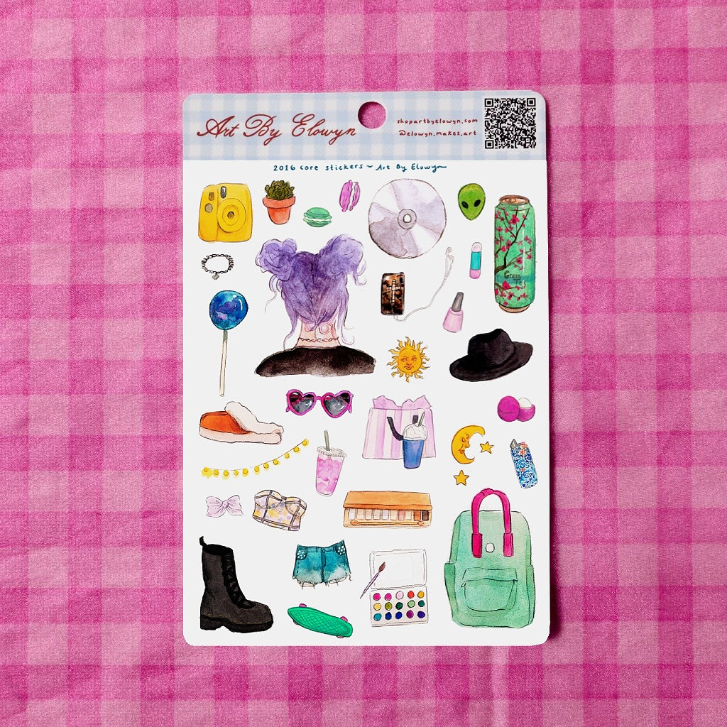 2016-Core Sticker Sheet