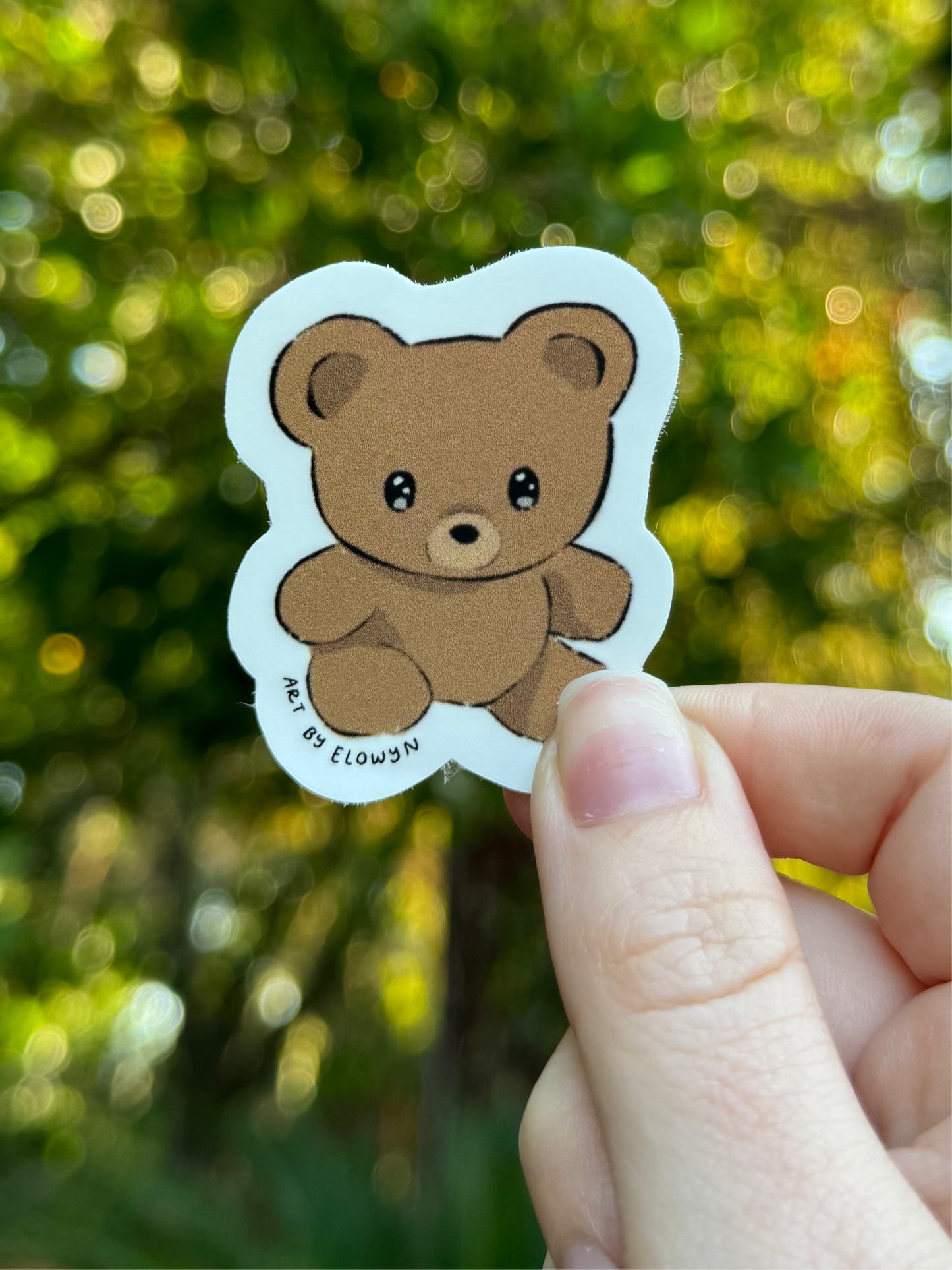 Mini Cute Teddy Bear Sticker