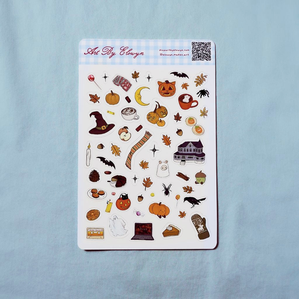 Teenie Tiny Halloween Sticker Sheet