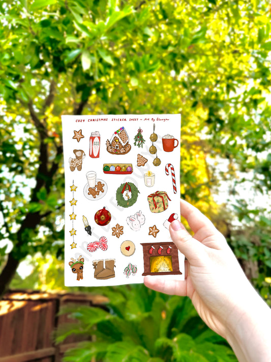 Cozy Christmas Sticker Sheet