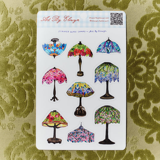 Lamps Sticker Sheet