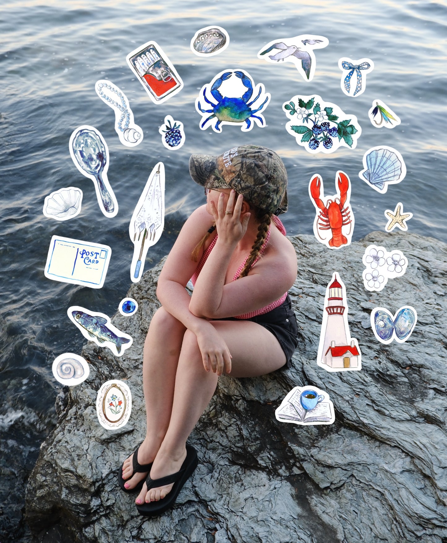 Digital Download Sticker Sheet Club Subscription - August