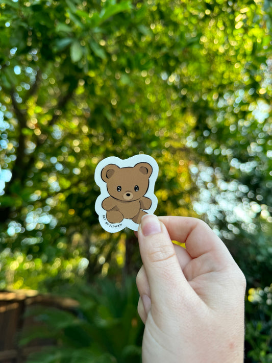 Mini Cute Teddy Bear Sticker