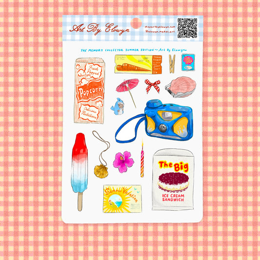 The Memory Collector - ☀️Summer Edition☀️ Sticker Sheet