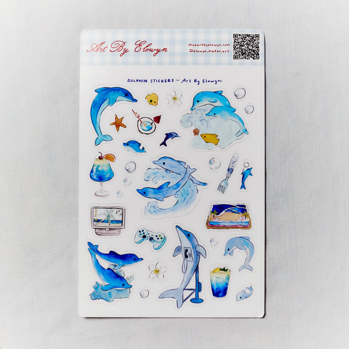 Dolphin Sticker Sheet