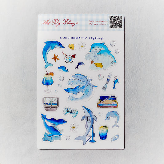Dolphin Sticker Sheet