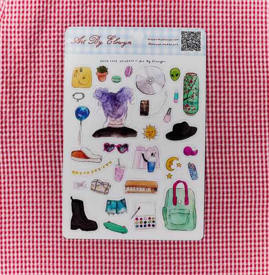 2016-Core Sticker Sheet