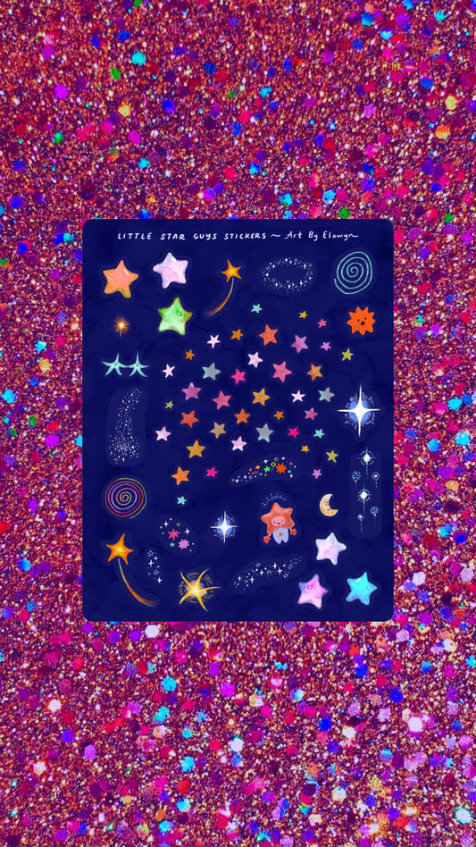 💫NEW💫 Little Star Guys Sticker Sheet