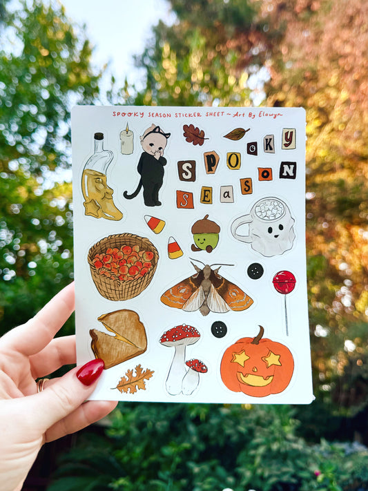 Spooky Season - 5x7 Sticker Sheet