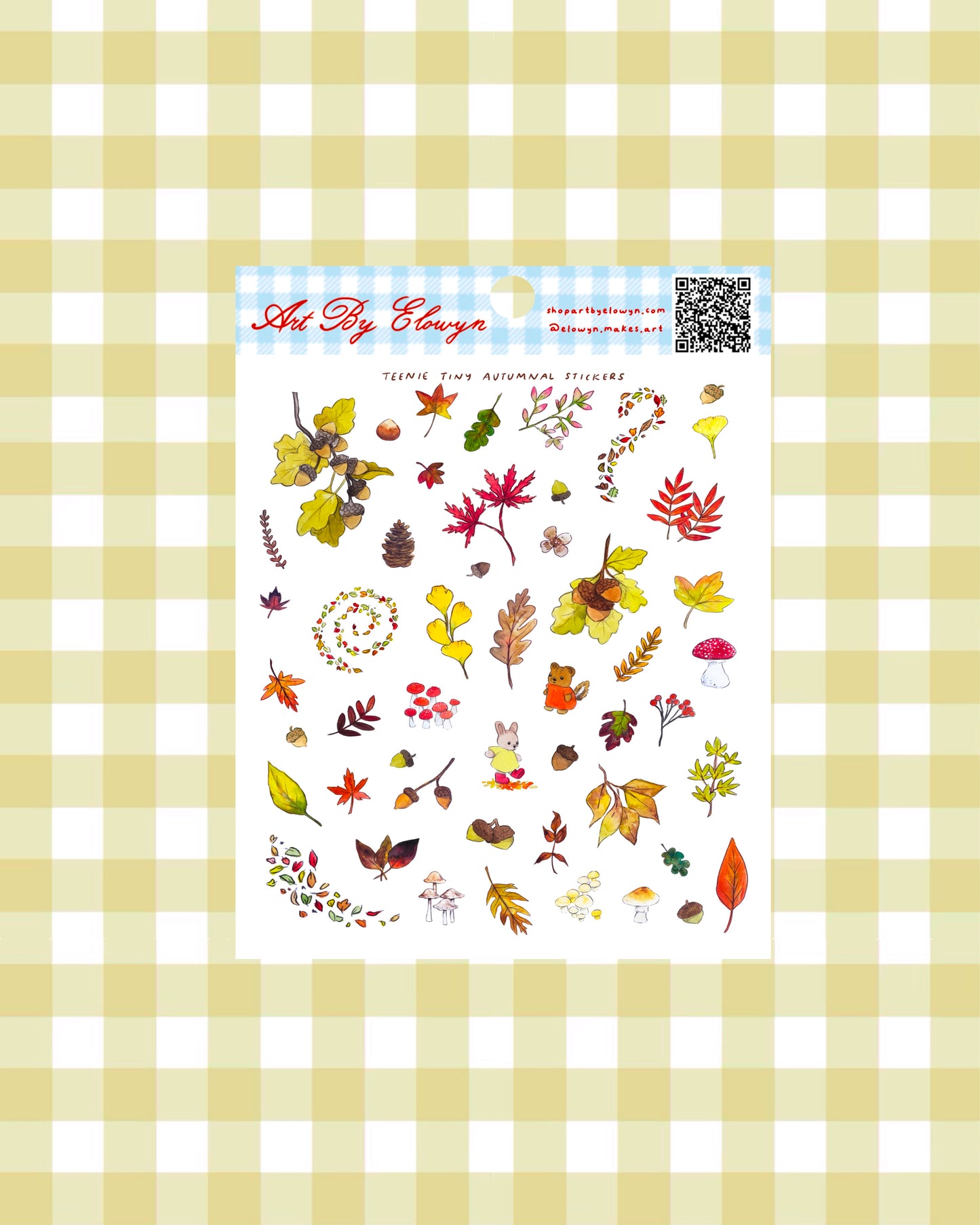 Teenie Tiny Autumnal Sticker Sheet (Limited Release)