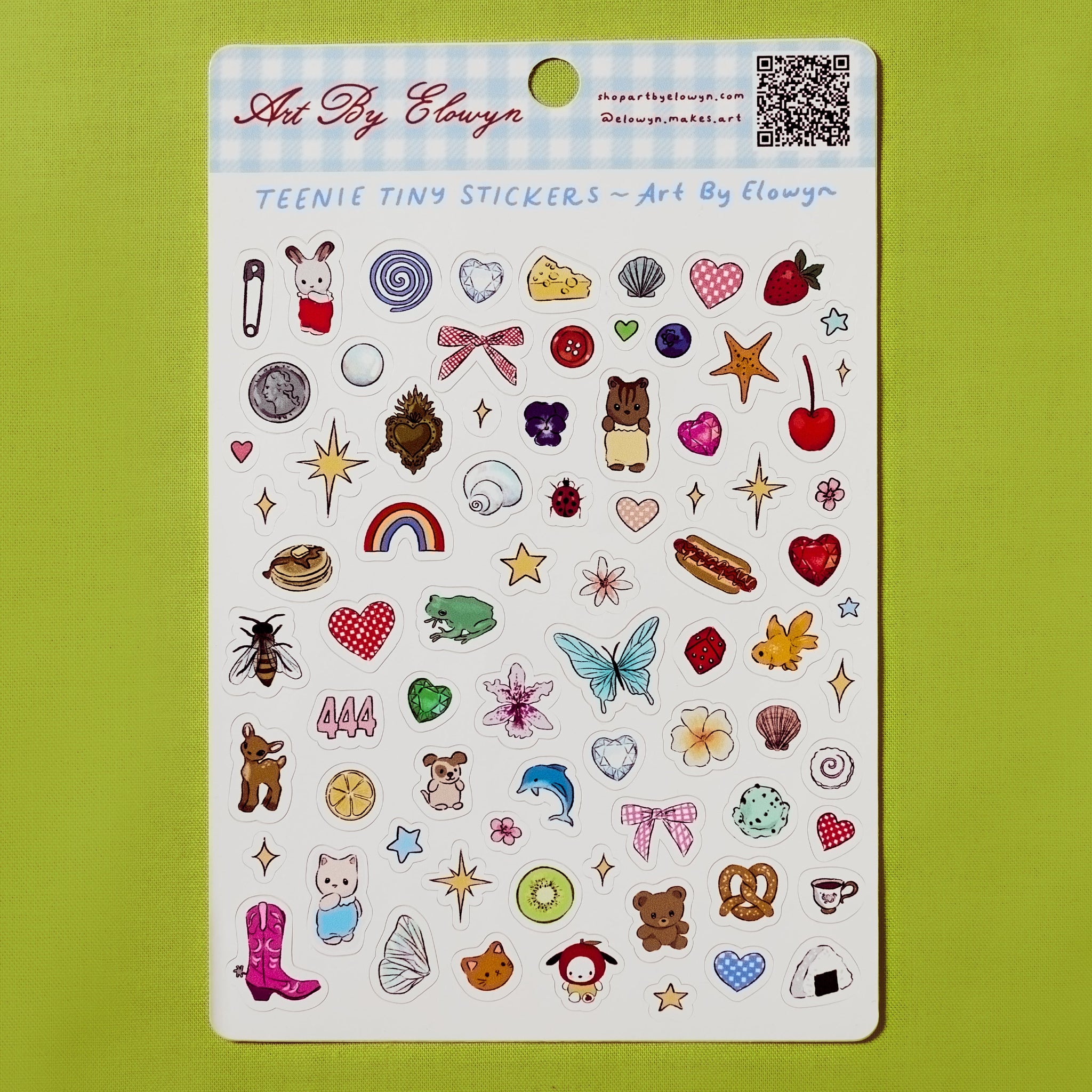 Teenie Tiny Stickers Sheet - 5x7 Sticker Sheet – Art by Elowyn