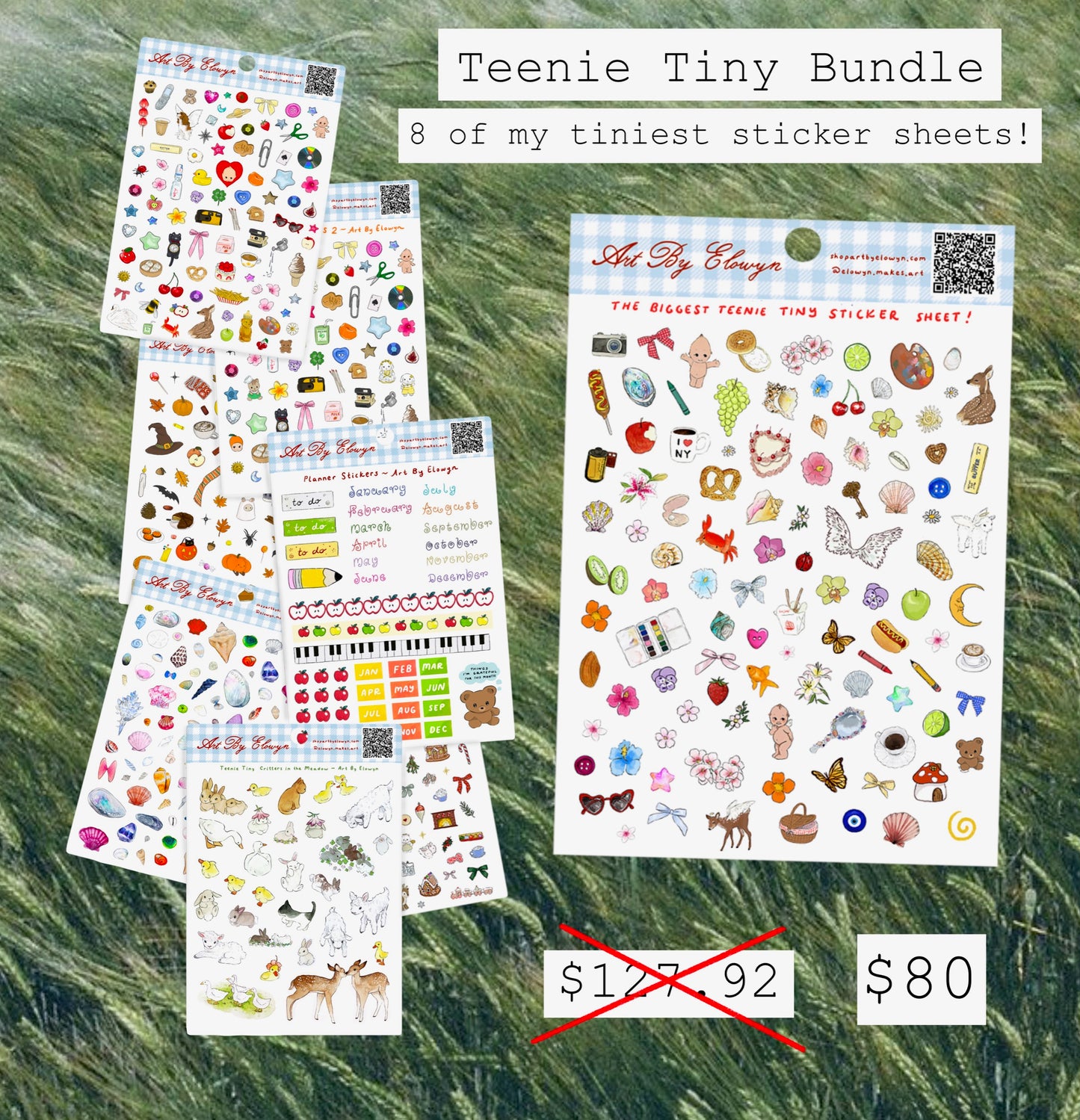Art By Elowyn Sticker Sheet Bundle