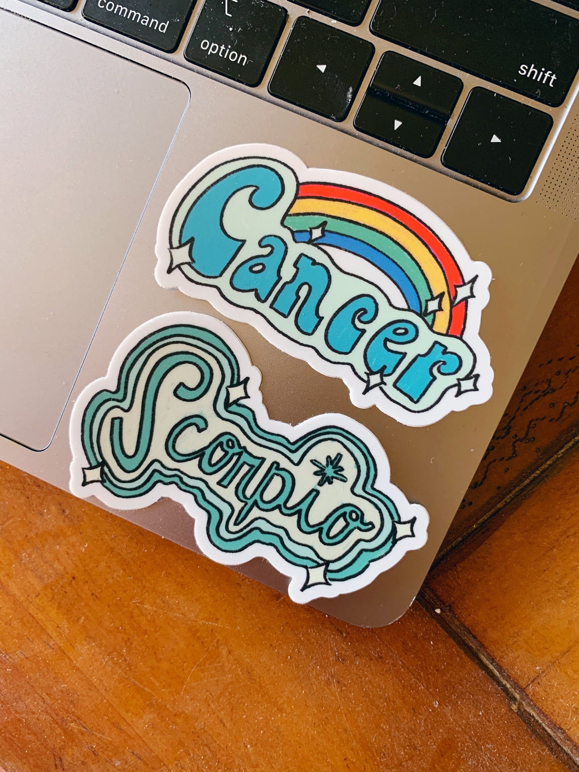 Zodiac Stickers | Vintage Inspired Stickers | Astrology Stickers | Waterproof Stickers | Vinyl Stickers | Laptop Stickers | 70s Stickers