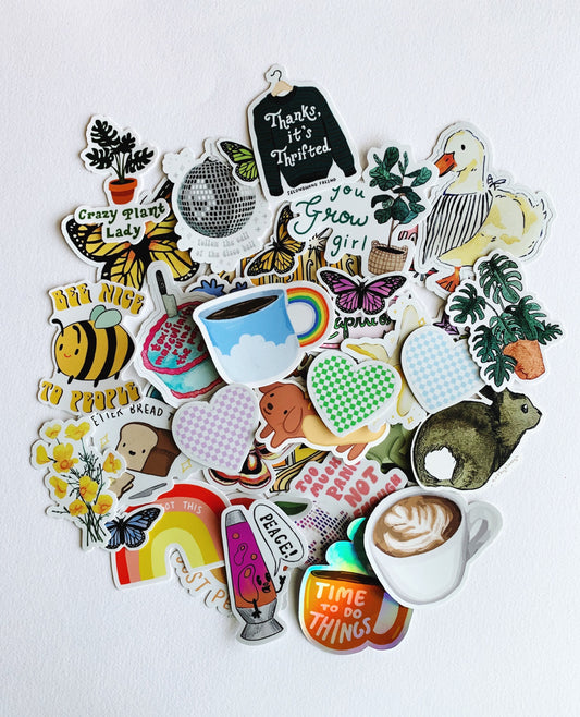 Random Sticker Mystery Pack | Sticker Pack | Mystery Stickers | Random Stickers | Stickers Grab Bag