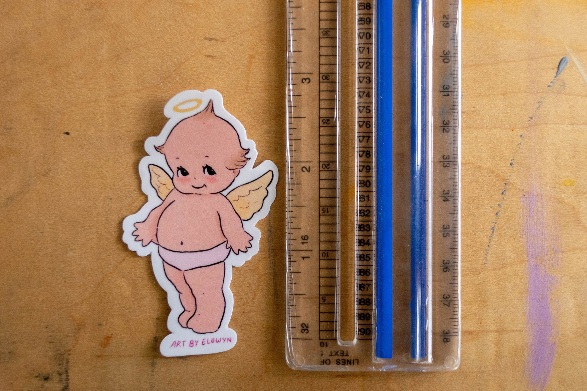 Angel and Devil Sticker | Waterproof Sticker | Laptop Stickers | Stickers for Hydroflask | Kewpie Sticker