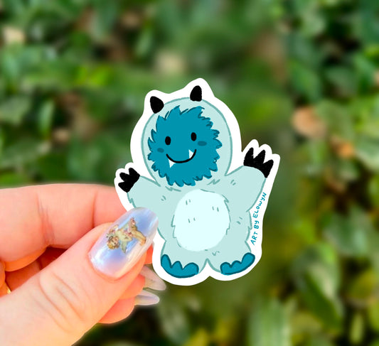 Yeti Sticker | Abominable Snowman Sticker | Christmas Sticker | Waterproof Sticker | Stickers for Hydroflask