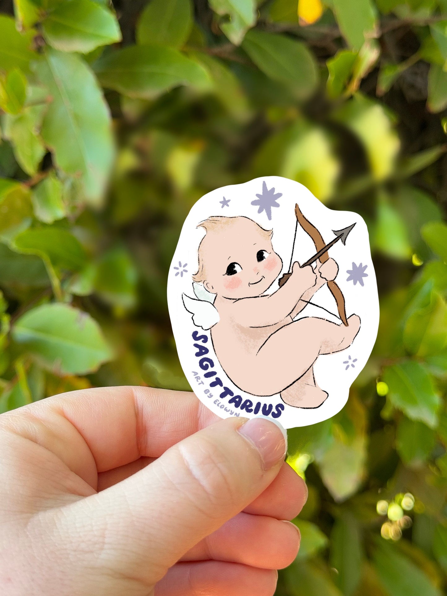 Sagittarius Cupid Baby Sticker | Waterproof Sticker | Laptop Stickers | Stickers for Hydroflask | Kewpie Sticker | Astrology Zodiac Stickers