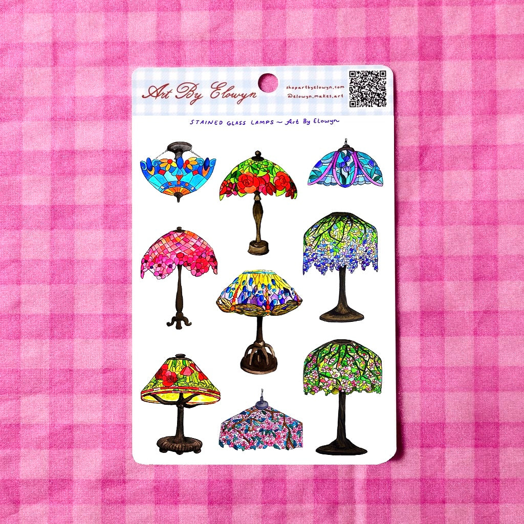Lamps Sticker Sheet